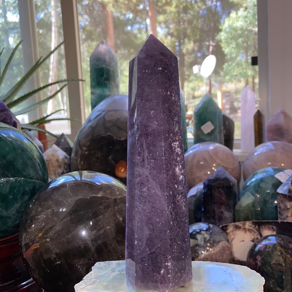🔥SALE🔥 Purple Fluorite Crystal Tower! - Picture 3 of 17